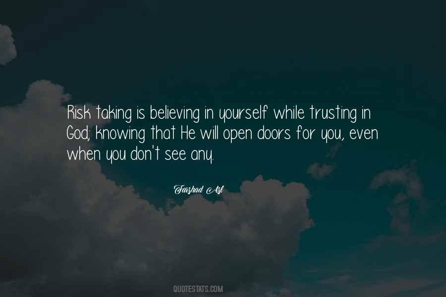 God Will Open Doors Quotes #943717
