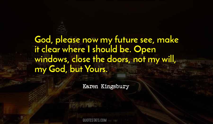 God Will Open Doors Quotes #977118