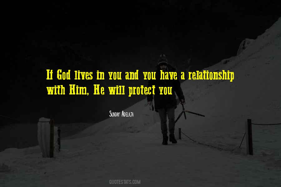 God Will Protect Quotes #24330
