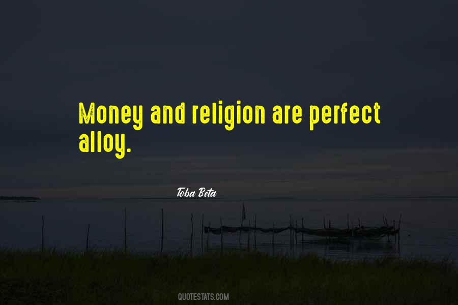 Money And Religion Quotes #1237415
