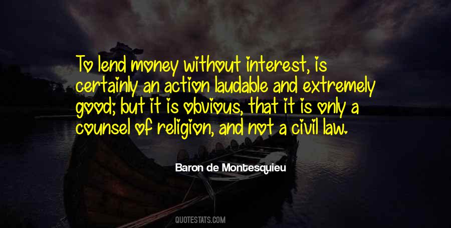 Money And Religion Quotes #1691367