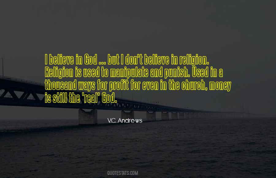Money And Religion Quotes #1720209