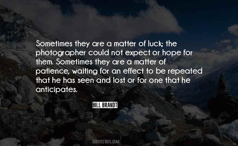 Hope Patience Quotes #1684223