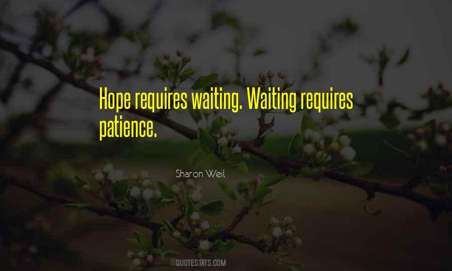 Hope Patience Quotes #1799020