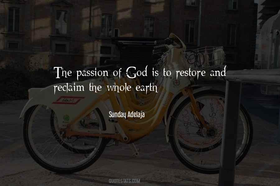 God Will Restore Quotes #1630159