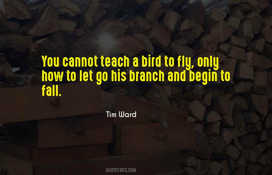 Let Go And Fly Quotes #1833114