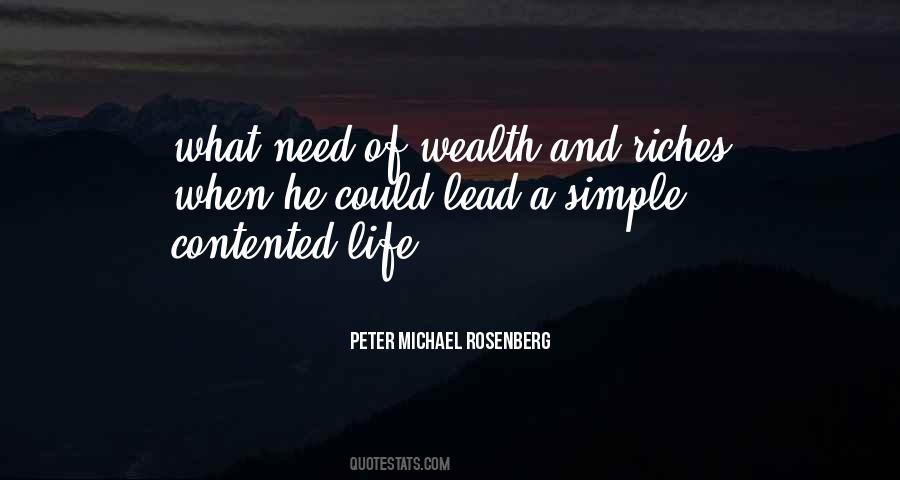 Lead A Simple Life Quotes #377217