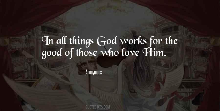 God Works Quotes #1481158