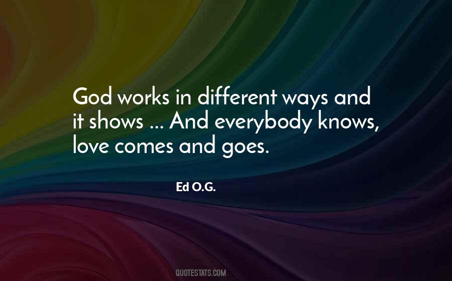 God Works Quotes #1797340