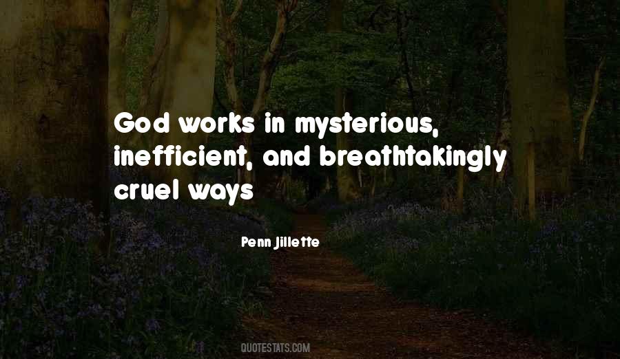 God Works Quotes #299592