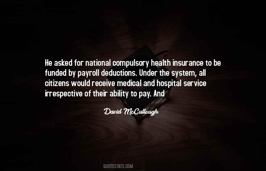 Hospital Service Quotes #642720