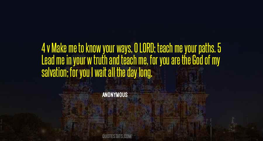 God You Know Me Quotes #539379