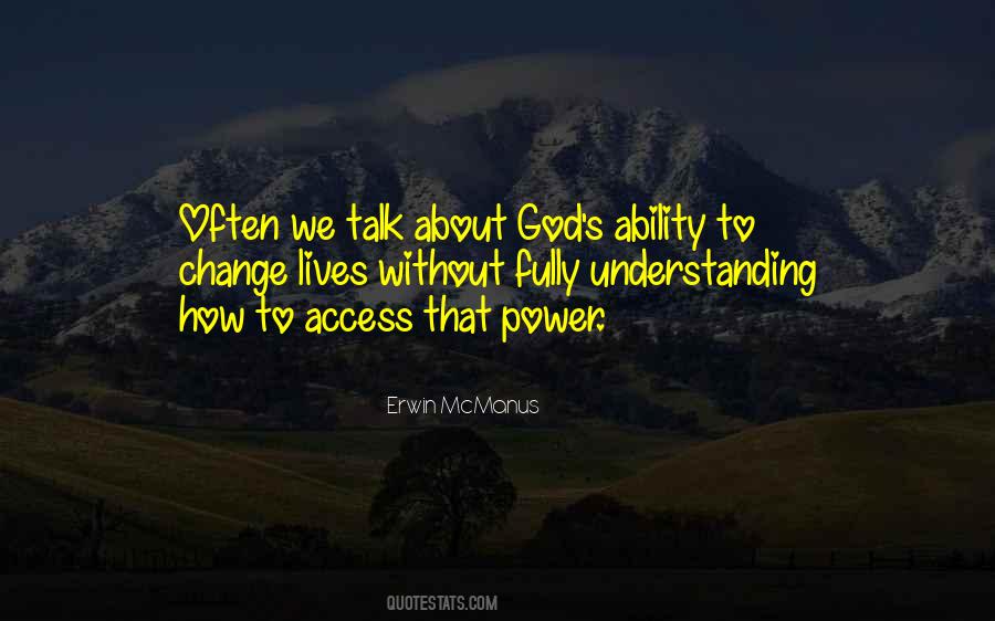 God's Ability Quotes #1339405