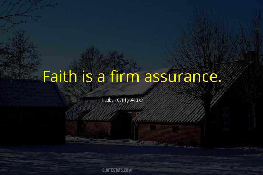 God's Assurance Quotes #256404