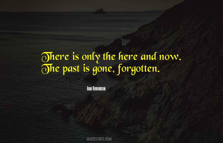 The Past Is Gone Quotes #1666394