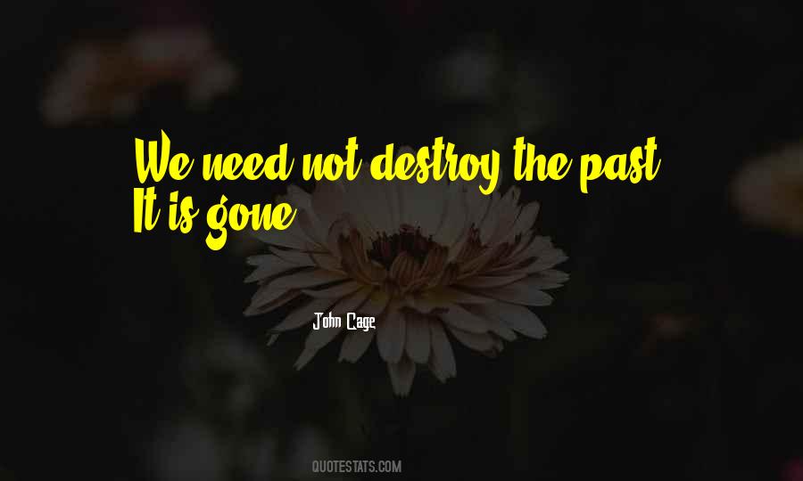 The Past Is Gone Quotes #352480