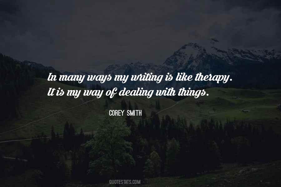 Writing Is Therapy Quotes #651681