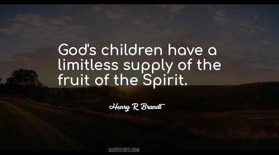 God's Fruits Quotes #557926