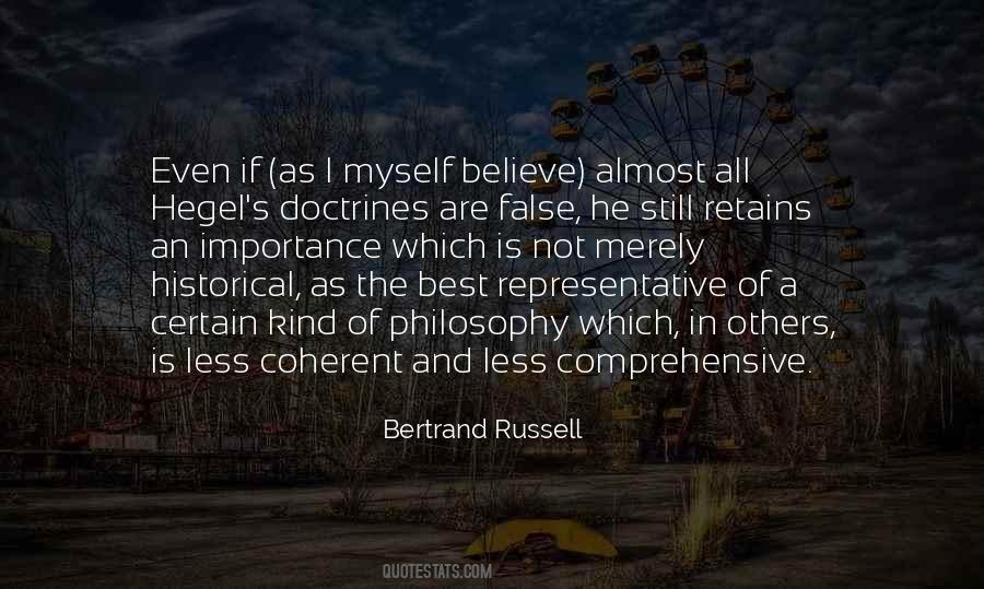 Philosophy Hegel Quotes #1607414