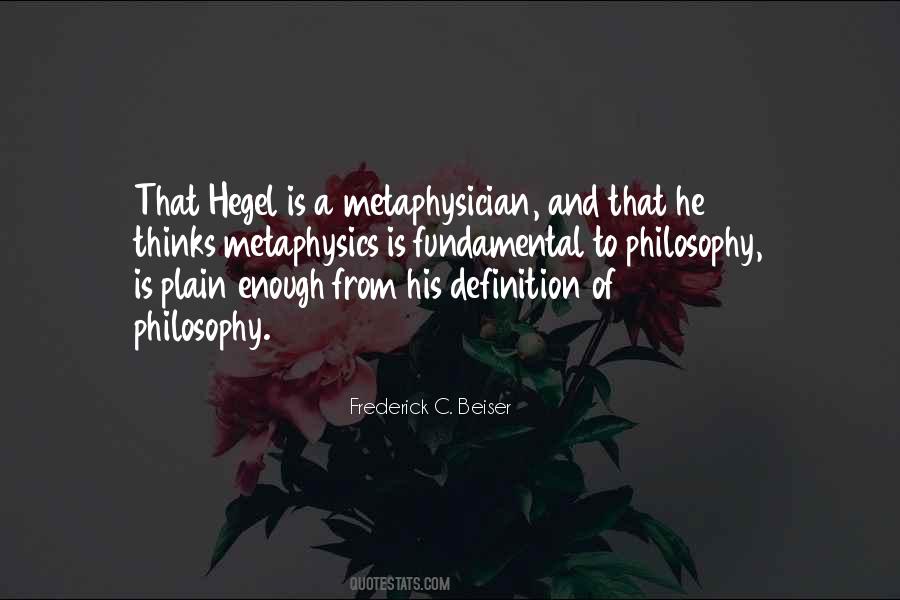 Philosophy Hegel Quotes #1782856