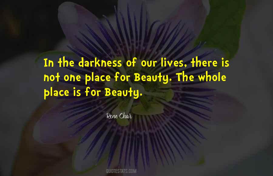 Beauty In The Darkness Quotes #173893