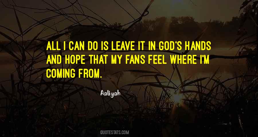 God's Hope Quotes #291946