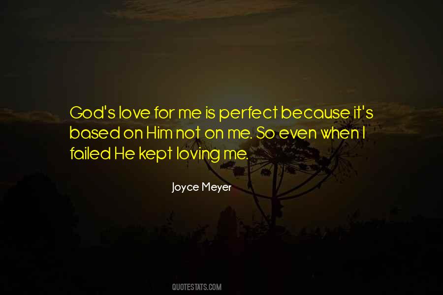 God's Love For Me Quotes #348736