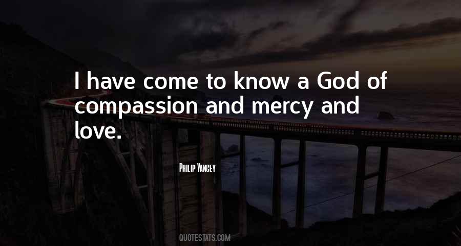 God's Mercy And Love Quotes #975673