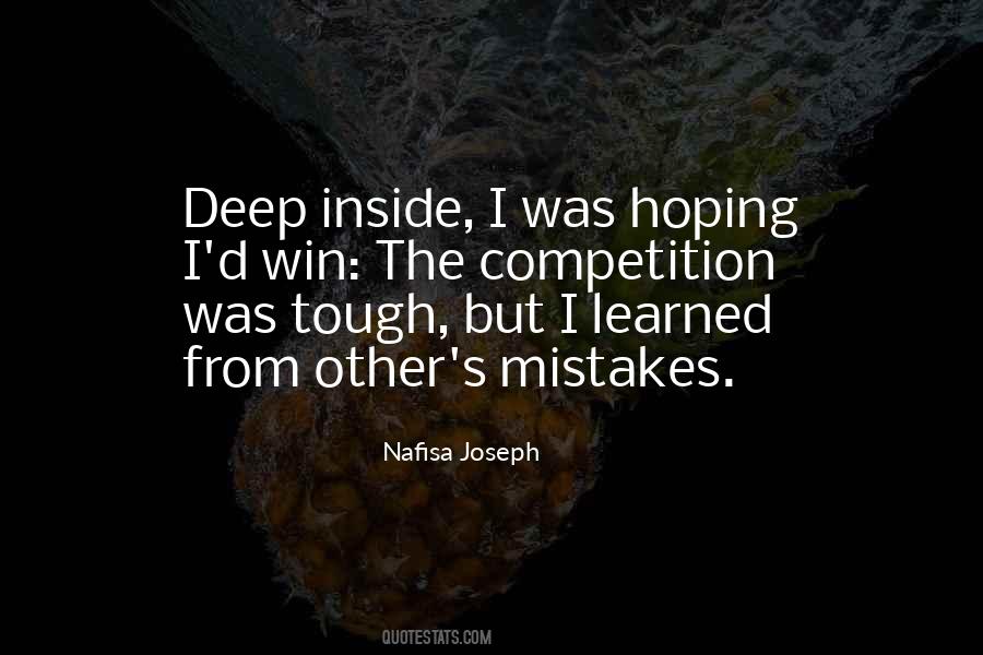 Hoping To Win Quotes #881414