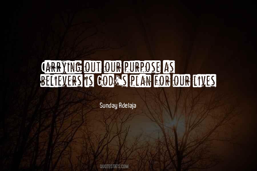 God's Plan For Our Life Quotes #1052815