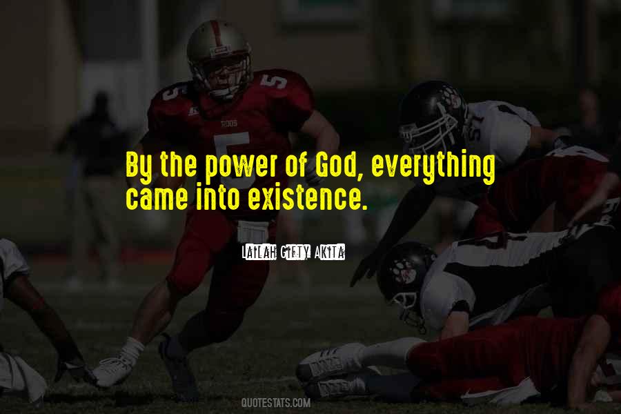 God's Self Existence Quotes #683417