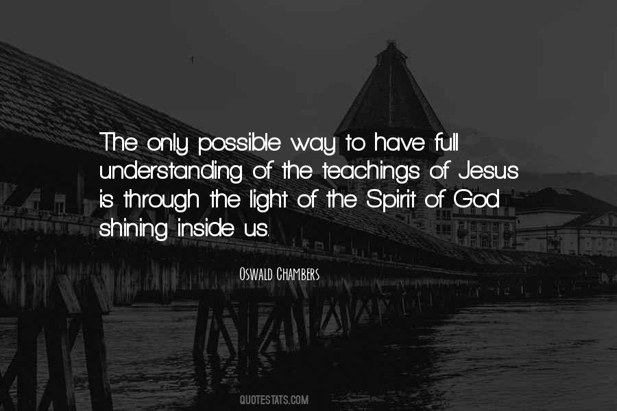 God's Shining Light Quotes #1761