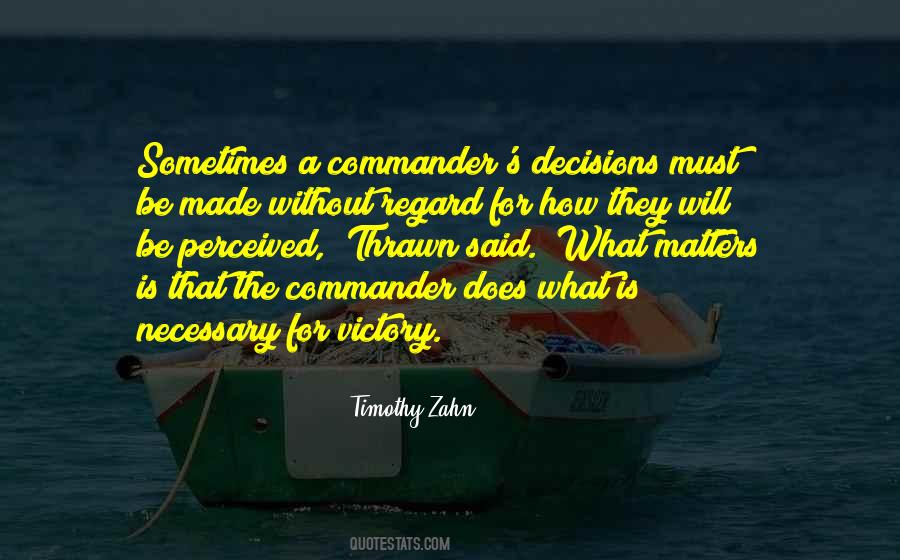 The Commander Quotes #301177