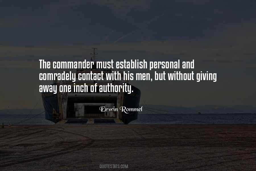 The Commander Quotes #609260