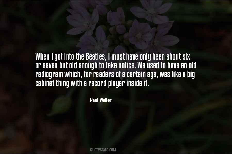 Old Player Quotes #961735