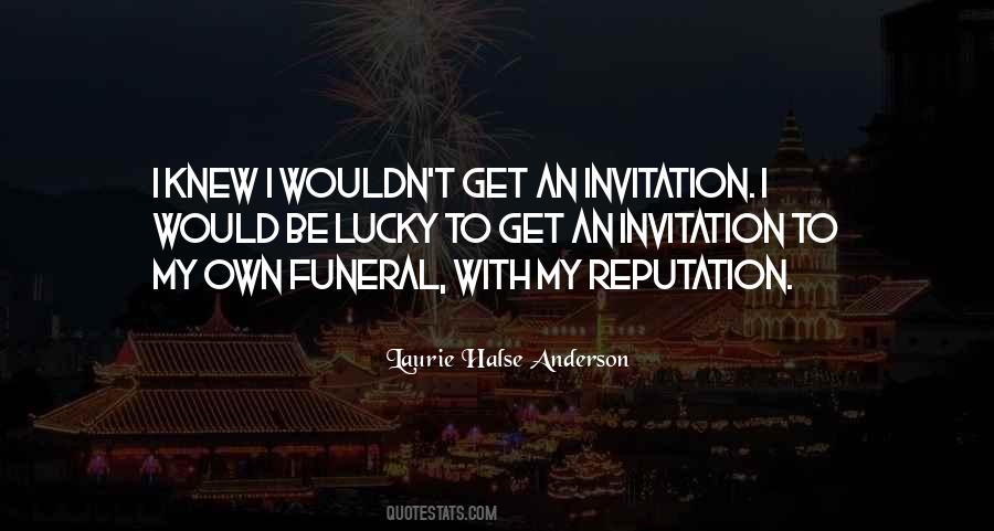 My Funeral Quotes #391407