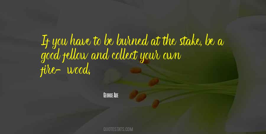 Quotes About Fire Wood #529015