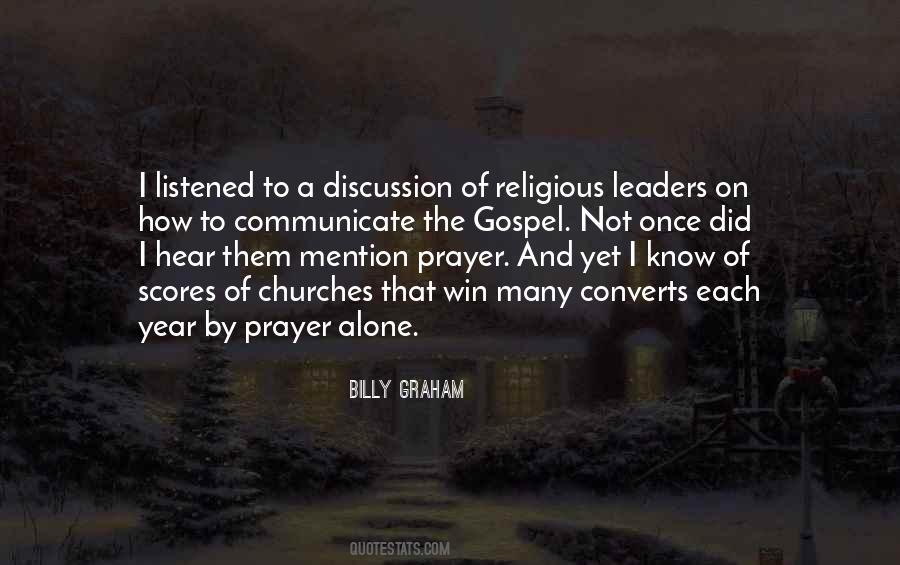 Billy Graham Prayer Quotes #906081