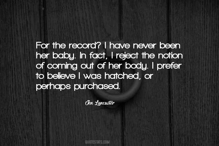 Baby Body Quotes #44610