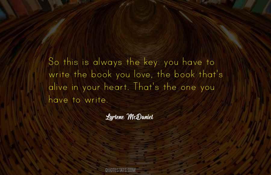 Key To The Heart Quotes #907750