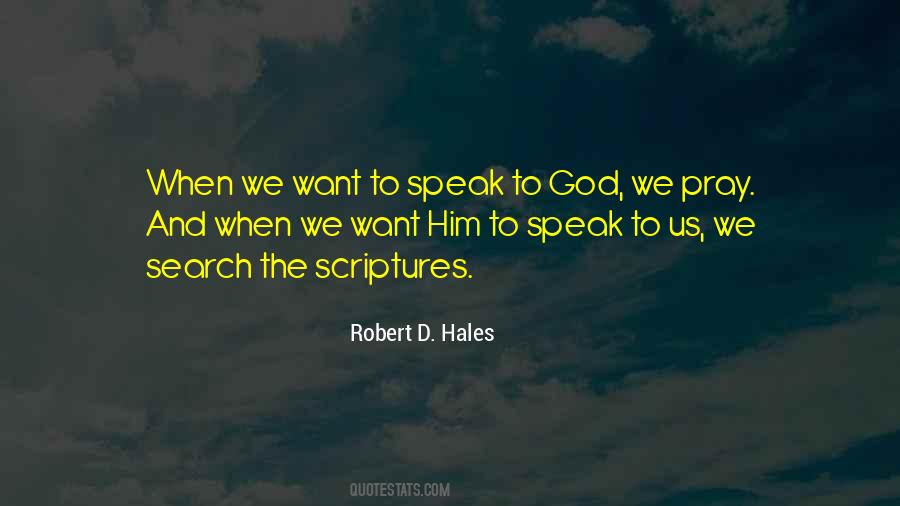 Speak To God Quotes #144720