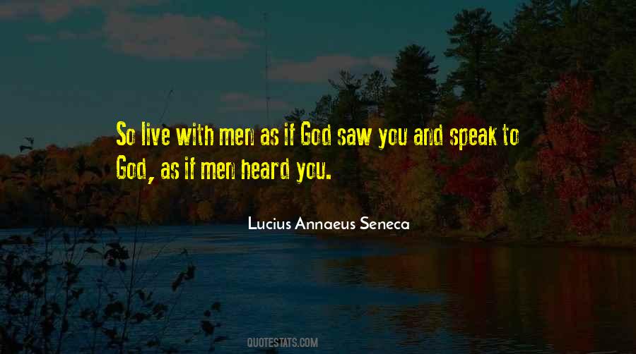 Speak To God Quotes #853312