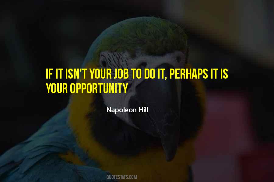 Job Opportunity Quotes #818138