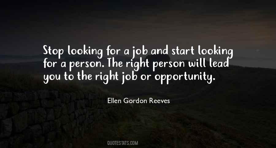 Job Opportunity Quotes #825811