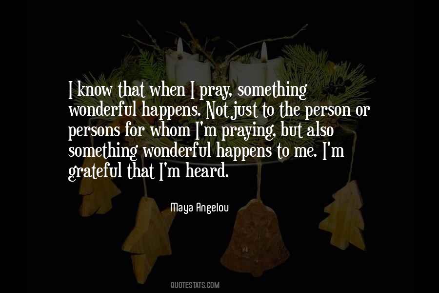 Praying For Me Quotes #1122814