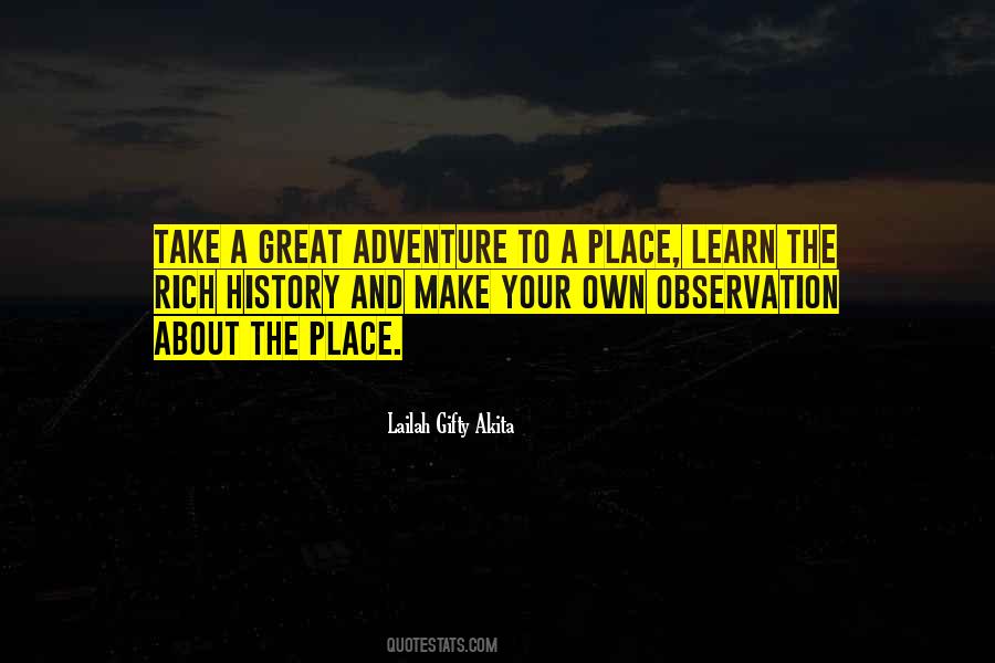 Life Great Adventure Quotes #53334