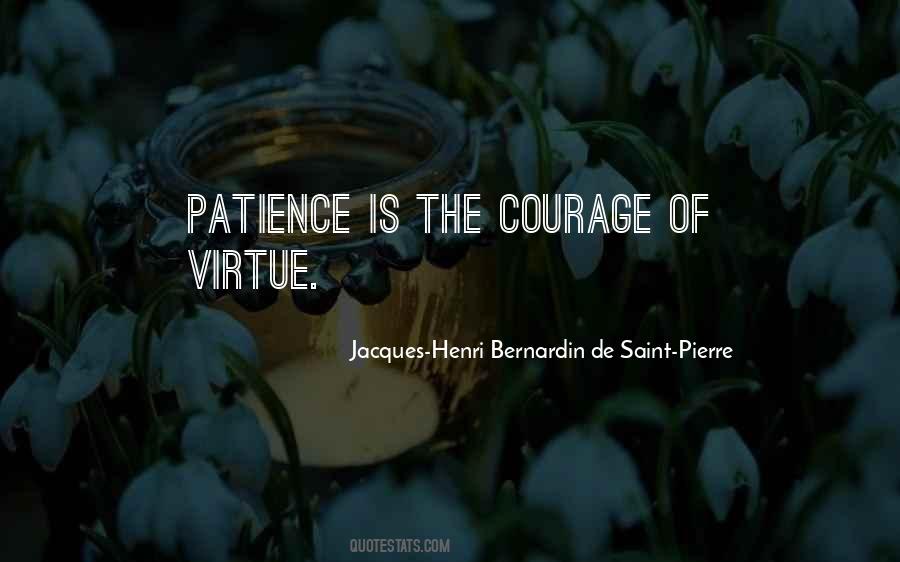Virtue Patience Quotes #1031616