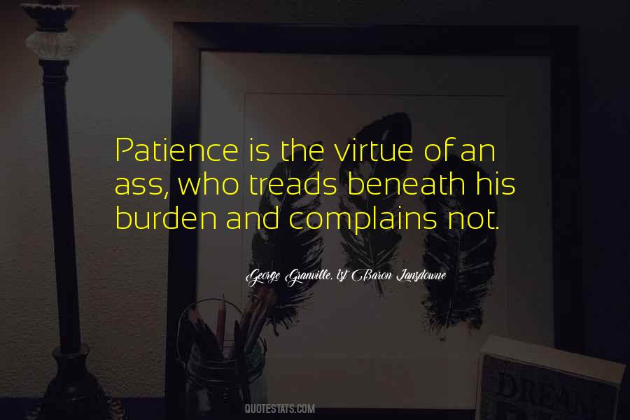 Virtue Patience Quotes #311395