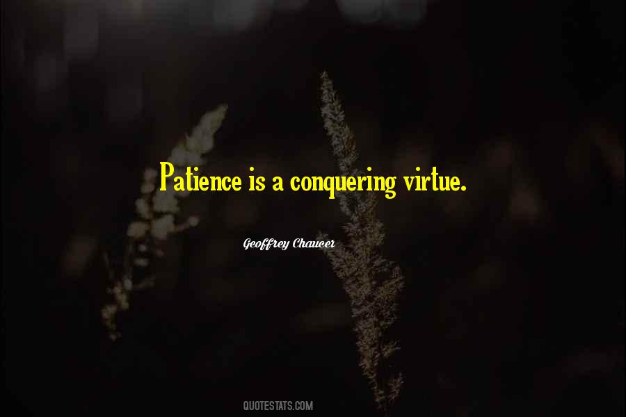 Virtue Patience Quotes #535355