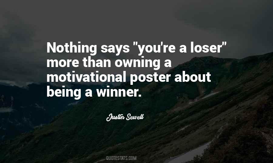 Being A Loser Quotes #955783